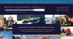 Desktop Screenshot of maritimetriallawyers.com